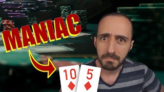 How to Play Against a Maniac (Exploitative Analysis)