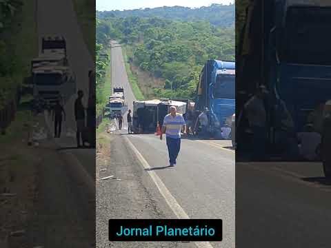 Acidente grave na rodovia próximo a Caiçara, FAINA - Goiás 