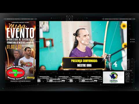 Mestre Bira, confirmou presença