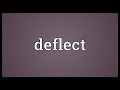 Deflect Meaning