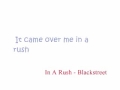 Blackstreet - In a rush 
