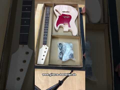 E-Bass Bausatz Bass DIY Kit MLJB Mahagoni