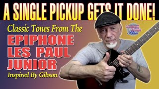 Video thumbnail for Epiphone Les Paul Junior. Is one pickup enough? by Leonard Griffie Blues