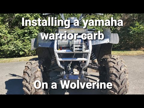 swapping a Yamaha Warrior carburetor into a Wolverine