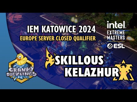 SKillous vs Kelazhur - PvT | IEM Katowice 2024 Europe Server Closed Qualifier | StarCraft Tournament