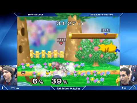 Evolution 2013 - Axe vs CT Hax - Exhibition - SSBM