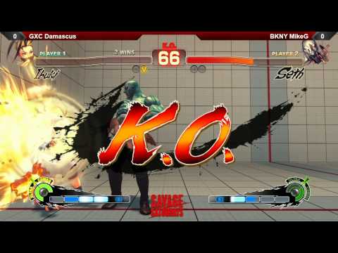 SSF4AE @ Savage Saturdays: GXC Damascus (Ibuki) vs BKNY MikeG (Seth)