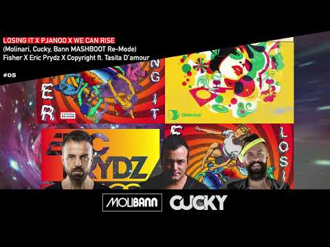 LOSING IT X Pjanoo X We can rise Molinari, Cucky, Bann Mashboot Remode Fisher X Eric Prydz X Copyrig