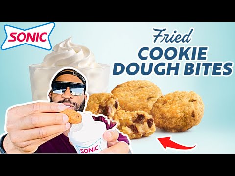 Sonic® NEW! Fried Cookie Dough Bites! | Honest Review