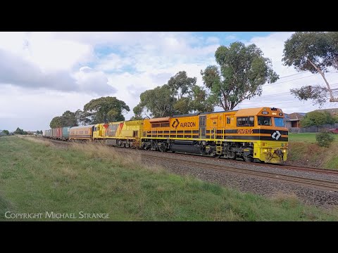 9751 Aurizon / Team Global Express Container Train With GWB105 & ACC6032 (6/5/2023) - PoathTV