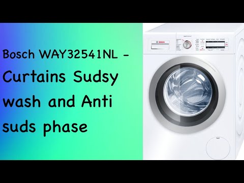 Bosch WAY32541NL - Easy Care Plus 40 - Sudsy wash, Anti suds phase ~ 1st rinse