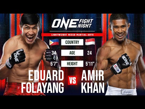 Eduard Folayang vs Amir Khan full fight