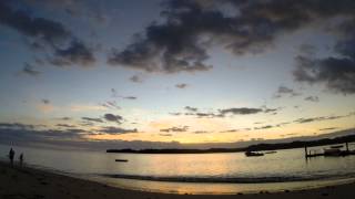 preview picture of video 'Sunset at Shangri-La resort, Fiji'