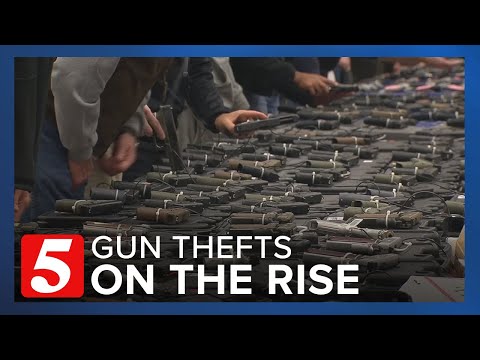 Number of guns stolen from vehicles keeps climbing