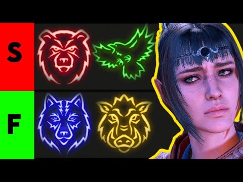 Baldur's Gate 3 BEST BEAST-MASTER Companions Tier List