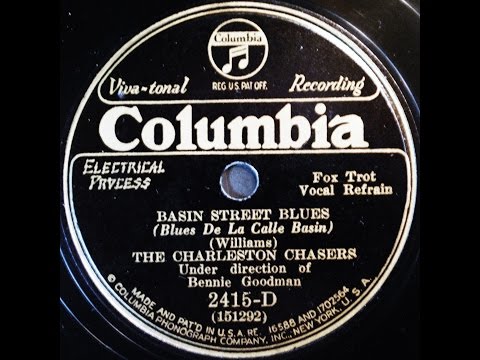 The Charleston Chasers: Basin Street Blues 1931  (Benny Goodman, Jack Teagarden)