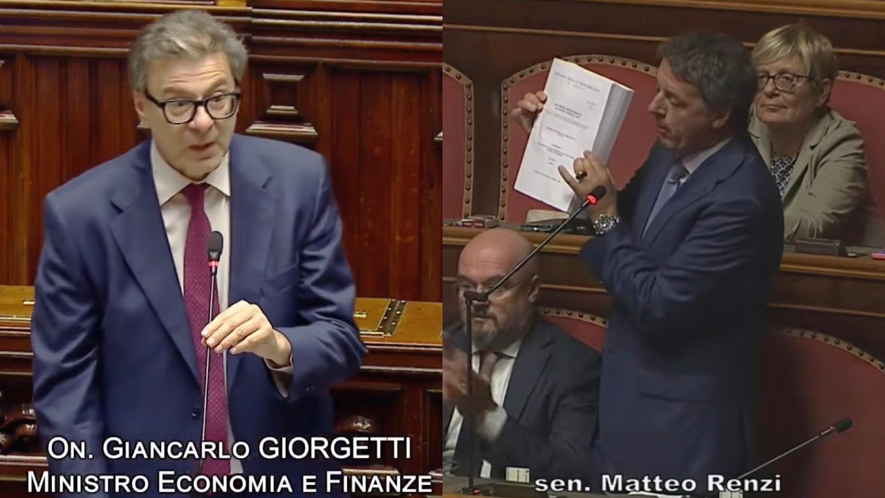 RENZI CONTRO GIORGETTI: «È UN PIAGNONE CHE FA CONTI SBAGLIATI E AUMENTA IL DEBITO»