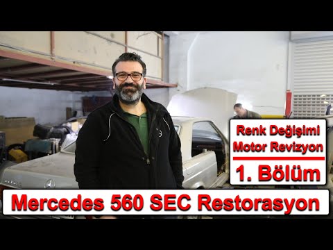 560 SEC Restorasyon<br>Kaporta ve Mekanik Aşamaları<br>SI-VS 560 Almanya Siegen