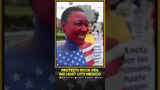Vegan and Human Rights Activists Protest at Mexico City World Cup Opening