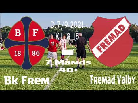 Bk Frem-fremad Valby(7.mands 40+ holdet. D7/9-2021)