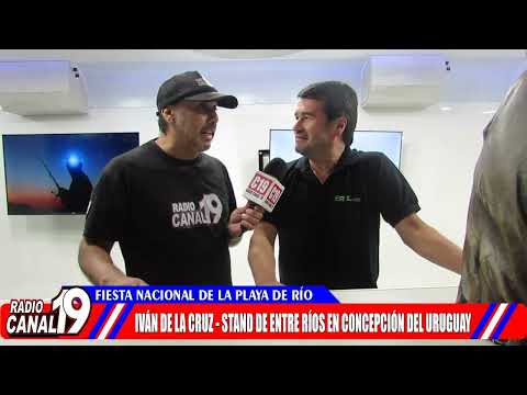 IVAN DE LA CRUZ STAND DE ENTRE RIOS EN CONCEPCIÓN DEL URUGUAY