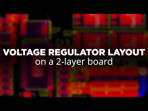 Voltage Regulator Layout on a 2-Layer Board | PCB Routing Tips