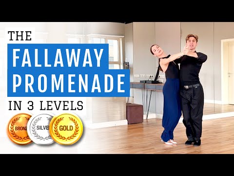 Fallaway Promenade Tango  in 3 Levels 🥉🥈🥇 Ballroom Lesson
