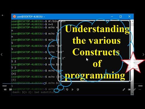 Understanding Various Constructs Of Programming Linux Bash Programming Shell Scripting