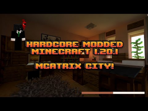 EPISODE 20 SEASON 6 - MCATRIX CITY | Relaxing Gameplay | No commentary | HARDCORE MODDED MINECRAFT