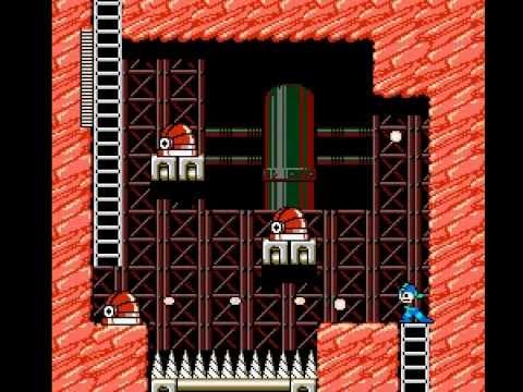 Mega Man 4 - Drill Man Stage Perfect Run (Shots only)