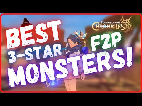 3-STAR MONSTERS  to BUILD in SUMMONERS WAR: CHRONICLES! F2P CHANNEL!