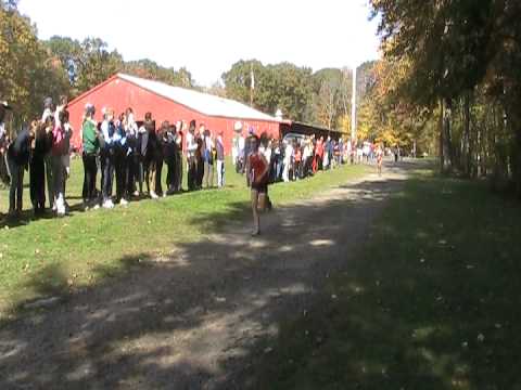NJ Bergen County XC Champs 2011 Girls Group C Finish Darlington 