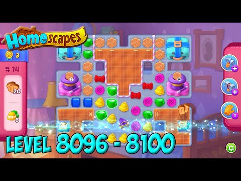 Homescapes level 8096 - 8100 🏡 Playrix HD