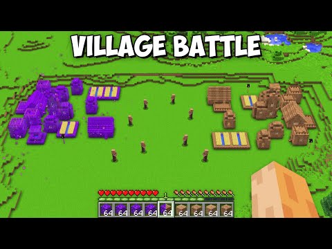 Diamond Craft - Minecraft Animations - I look this NETHER PORTAL VILLAGE Battle in My Minecraft World !!! New Secret Nether Village !!!