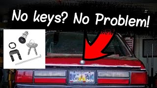 How To Install a Trunk Lock Assembly on a Foxbody Mustang | SIMPLE & EASY