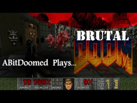 Ultimate Doom (Brutal Doom v19)#15 - E3M1 Hell Keep - 100% on Black Metal Difficulty
