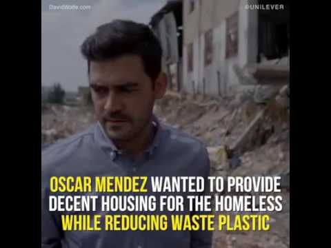 Plastic homes for the homeless