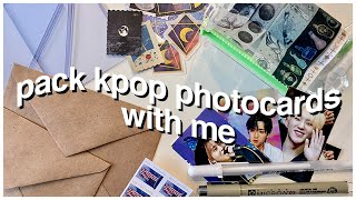 🔮 pack photocards with me! | how i package pcs + sell on depop