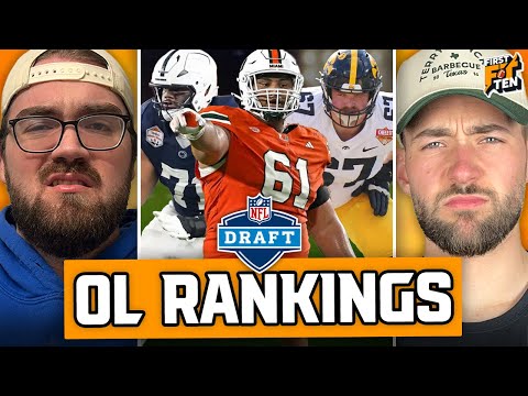 2026 NFL Draft Offensive Line Rankings!! | First And Ten