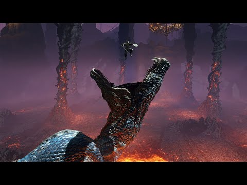 God-Devouring Serpent Swallows The Player in Elden Ring