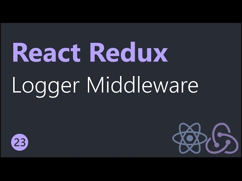 React Redux Tutorials 23 Logger Middleware