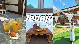 【Jeonju Trip EP.2】韓国/全州女子旅 Vlog (ホテル/カフェ/母酒作り/韓屋村)