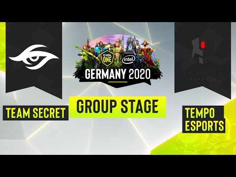 Dota2 - Team Secret vs. Tempo Esports - Game 1 - ESL One Germany 2020 - Group Stage