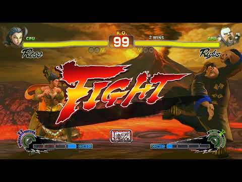 👊 Rose vs Rufus - ローズ 対 ルーファス - Street Fighter IV - ストリートファイターIV - Game Entertainment 👊