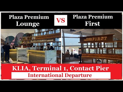 New Plaza Premium Lounge vs Plaza Premium First em KLIA, Terminal 1 - Qual a diferença?