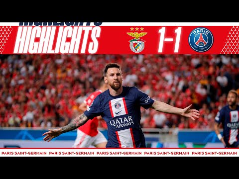 HIGHLIGHTS | BENFICA 1-1 PSG | MESSI ⚽️
