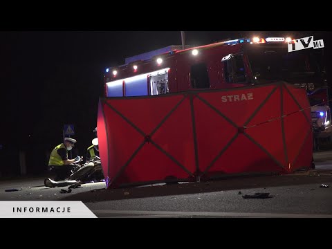 Tragiczny wypadek w centrum miasta. Nie żyje motocyklista