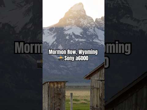 One of my favorite photography destinations in Wyoming 📸🏔️ #grandtetonnationalpark