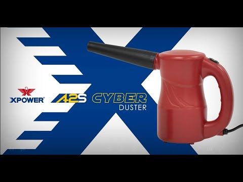 XPOWER A-2S Cyber Duster Multipurpose Powered Air Duster Video