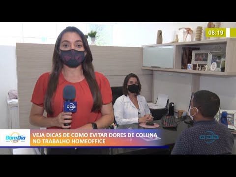 Dicas de como evitar dores na coluna durante trabalho homeoffice 02 12 2020